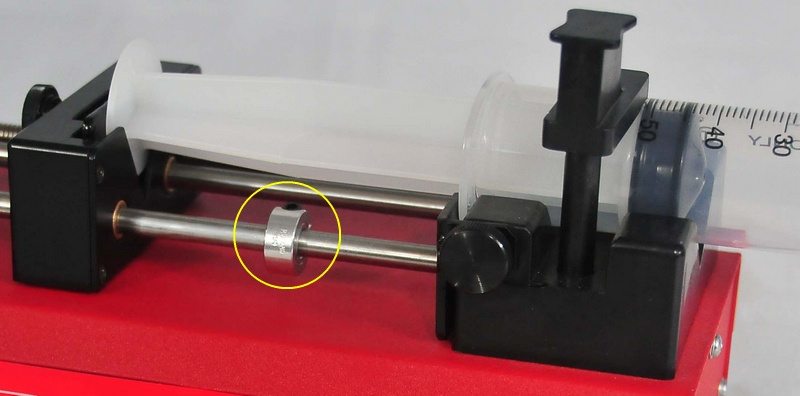 guide rod collar clamp